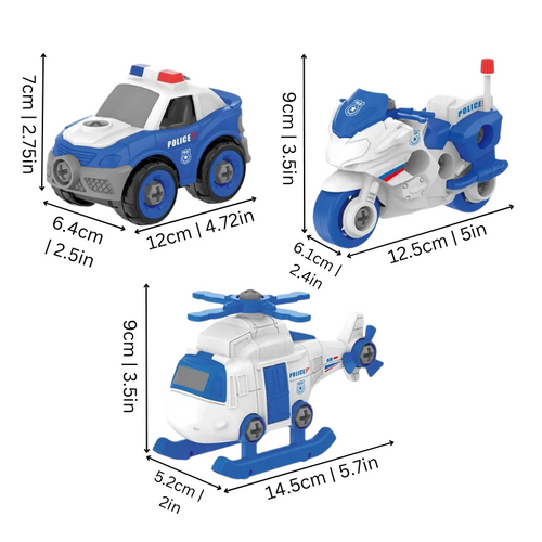 Buildable Touring Car with Easy Assembly Fun - main product image