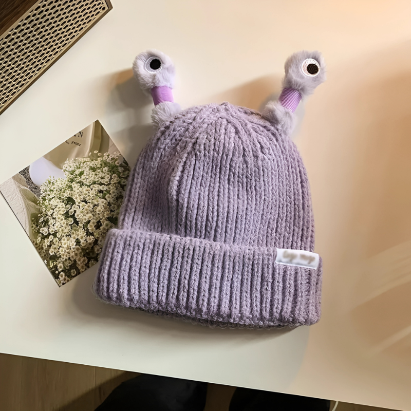 Magical Glowing Monster Knit Hat for Winter Fun