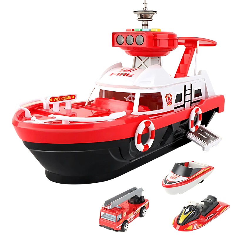 Multi-Vehicle Boat Adventure Playset