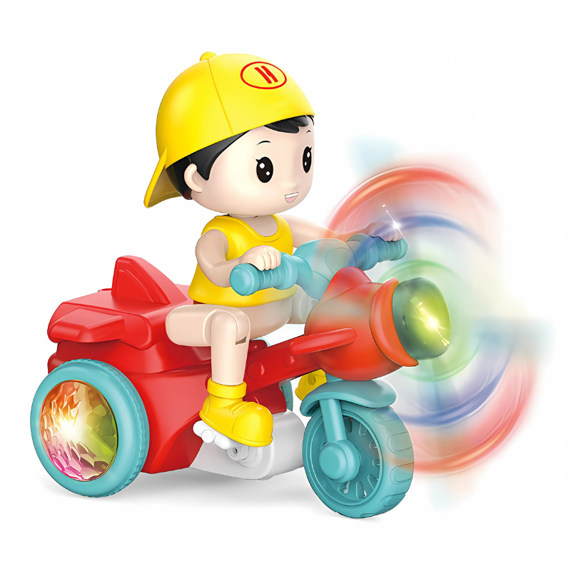 Interactive Electric Biker Toy with Light and Sound