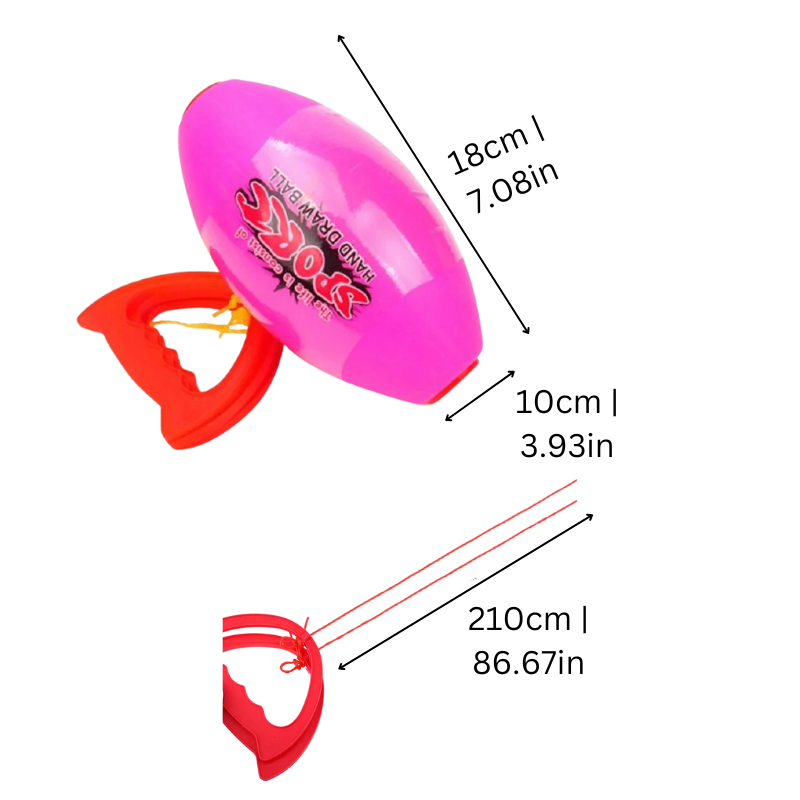 Tug-and-Launch Toy