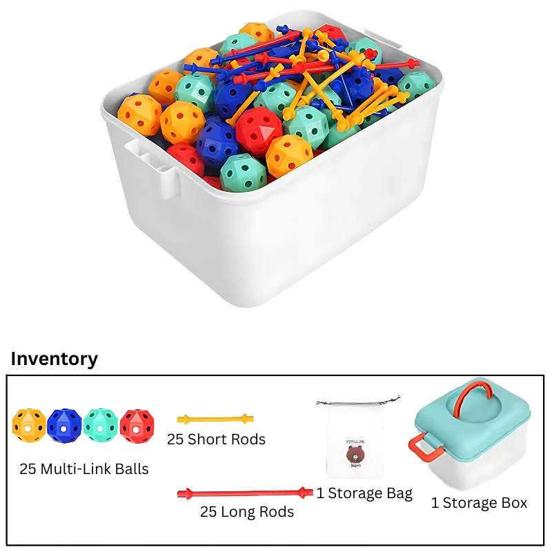 Colorful 3D Construction Set