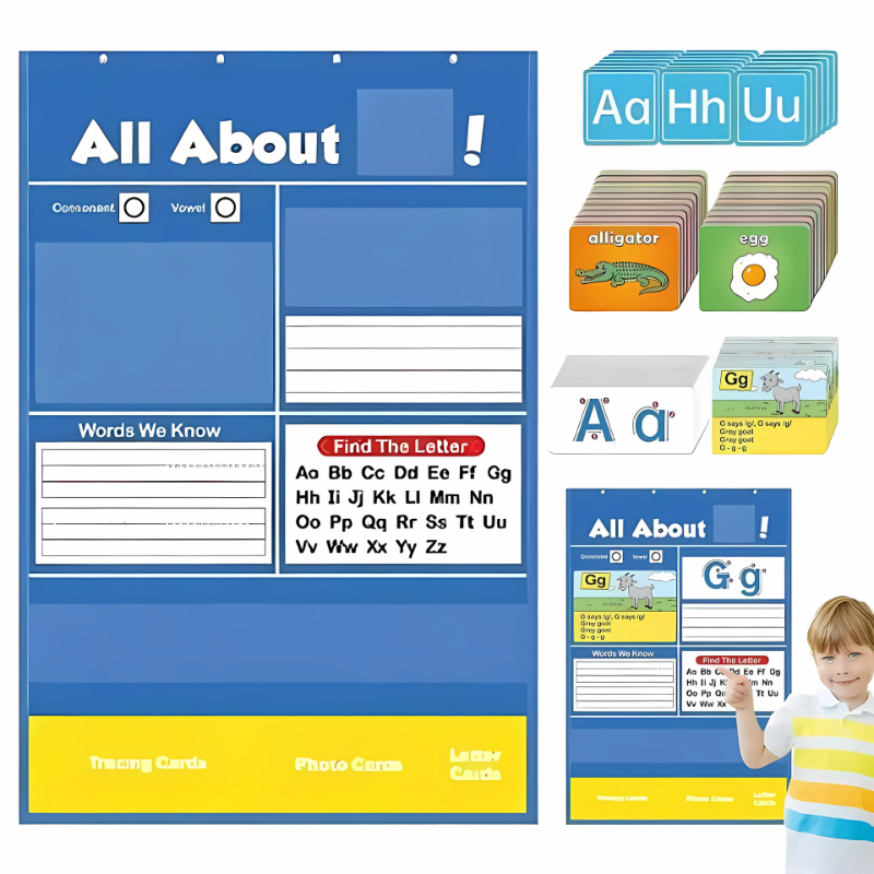 BrightABC Alphabet Tracing Card Set