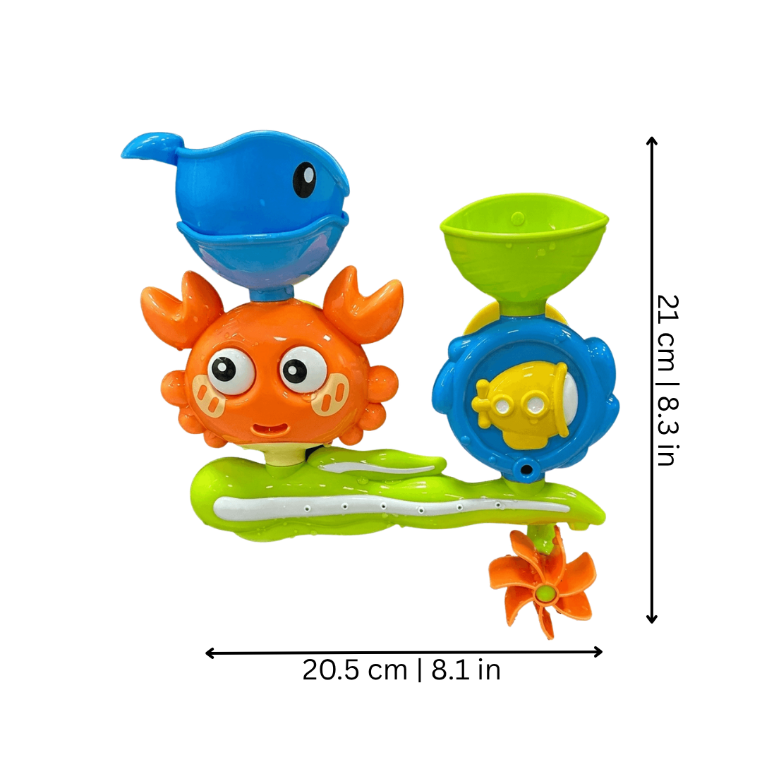 Wall-Adhering Animal Bath Toy for Engaging Splash Play