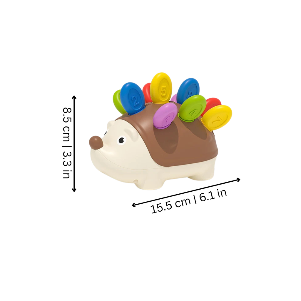 Fine Motor Hedgehog Game for Sorting, Matching