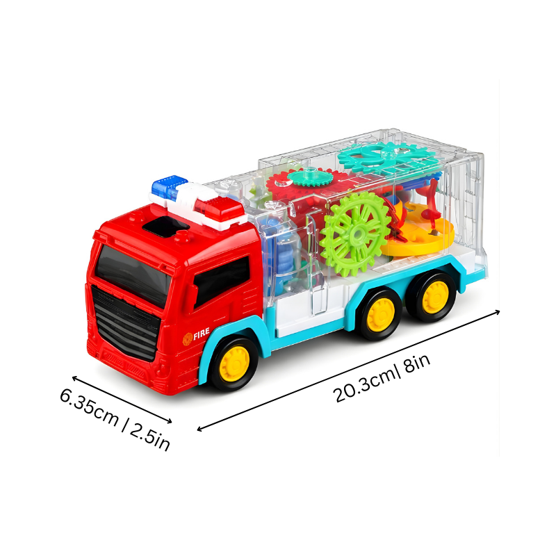 Electric Bump-and-Go Fire Truck