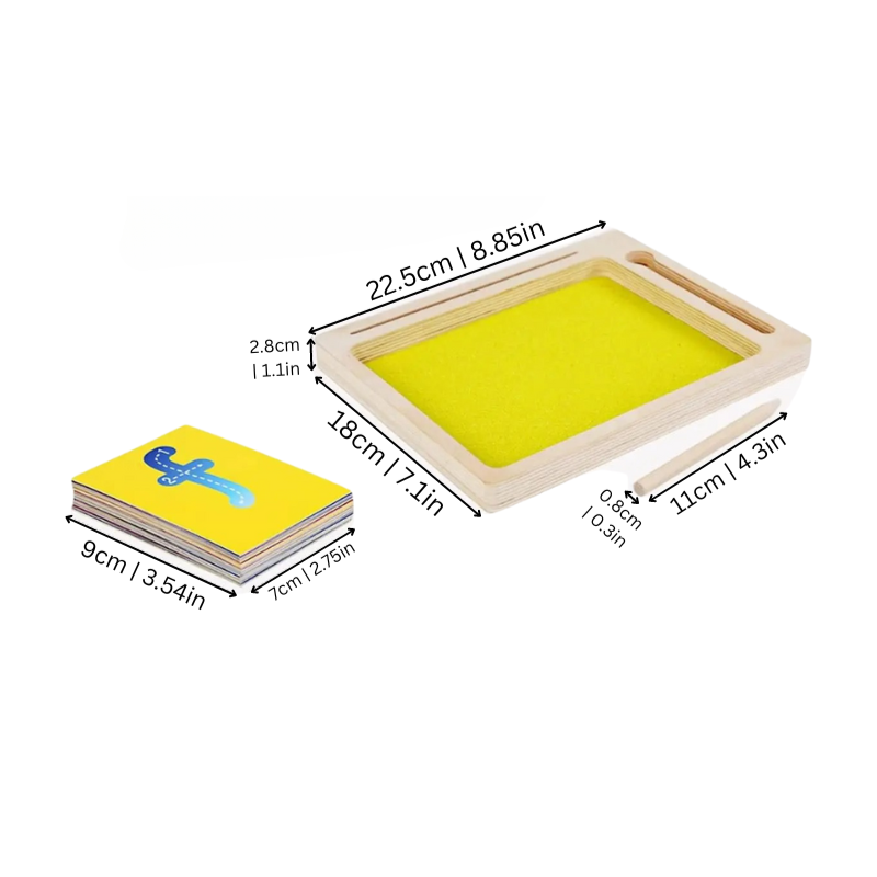 Montessori-Inspired Sand Drawing Board for Toddlers