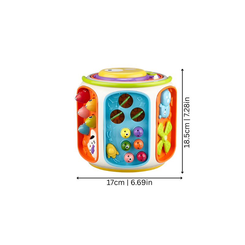 Colorful Activity Cube Brings Together Sound, Movement, and