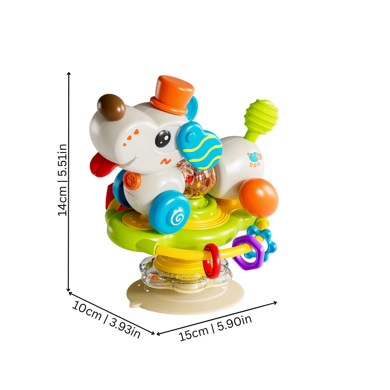 Suction-Cup Puppy Toy