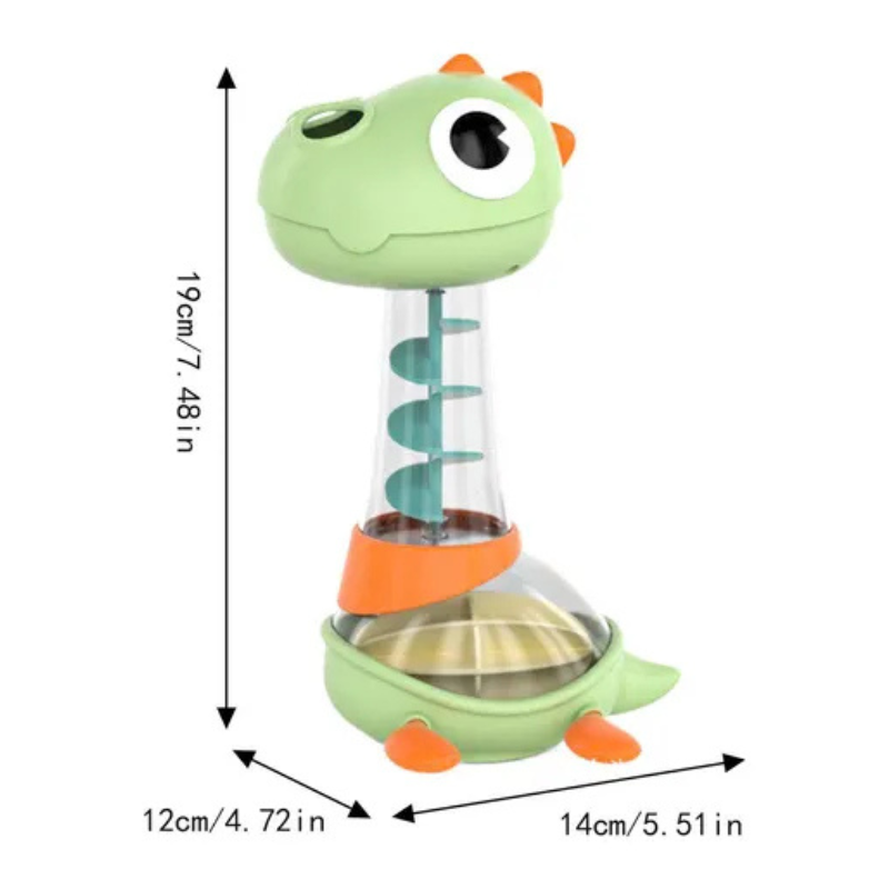 Spiraling Dino Shower Toy