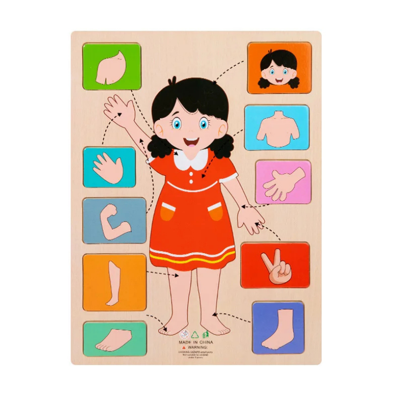Montessori Wooden Puzzle - main product image