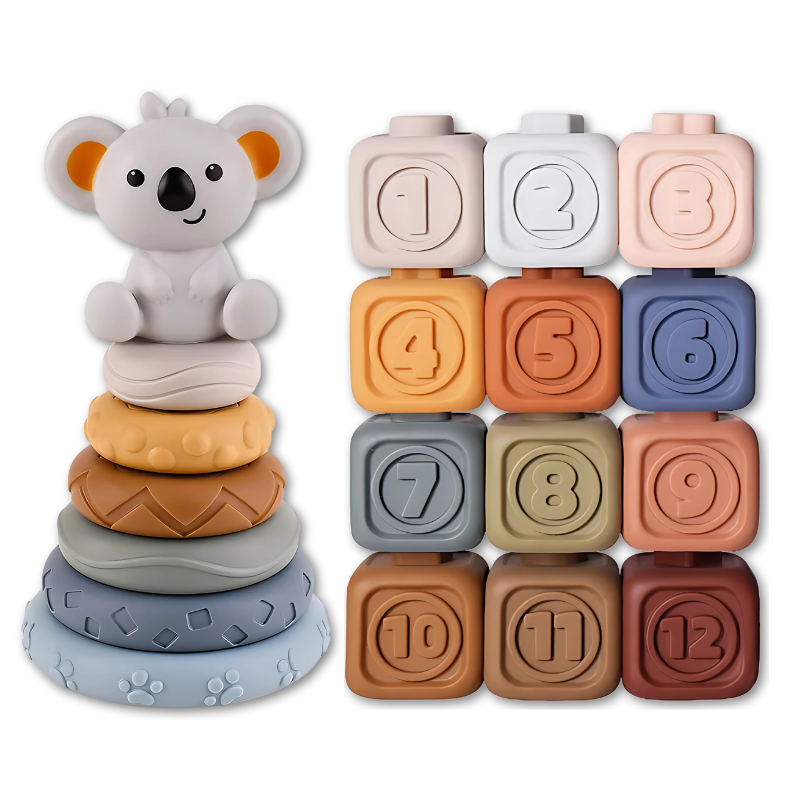 Colorful Baby Stacking Toy Set for Early Development