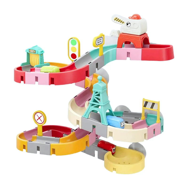 Road-Themed Bath Slide Toy - main product image