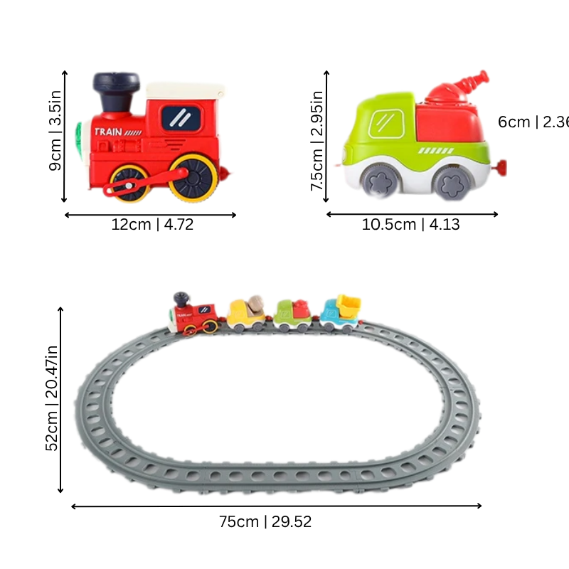 Steam Rail Car Set
