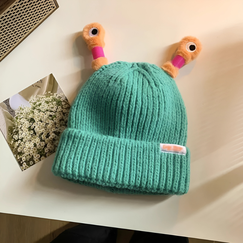 Magical Glowing Monster Knit Hat for Winter Fun