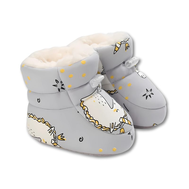 Anti-Slip Baby Shoes with Elastic Cuffs