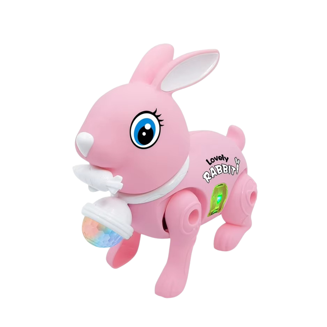 Light-Up Leash Bunny with Music and Glowing Effects - main product image