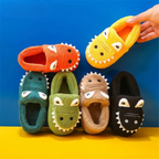 Cartoon Dinosaur Slippers for Cozy Comfort