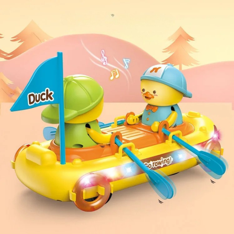 Electric Duck Car-Boat That Bumps, Turns, and Plays Tunes - main product image