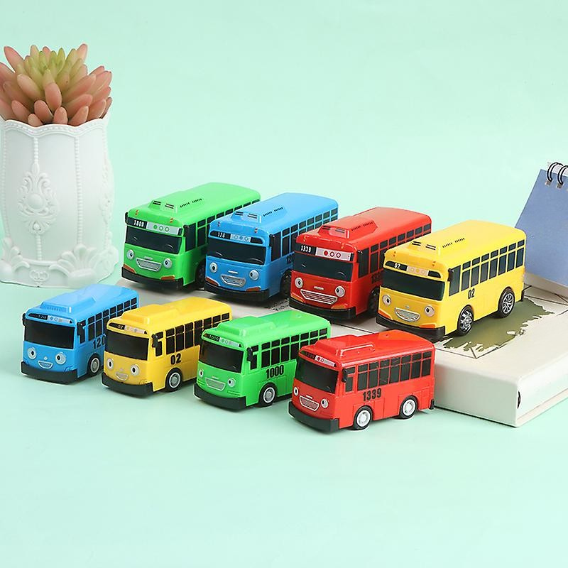 Friction-Powered Bus Toy for Quick Races and Pretend Trips
