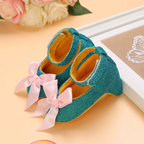 Baby Girl High Heel Princess Shoes for First Birthday Photos