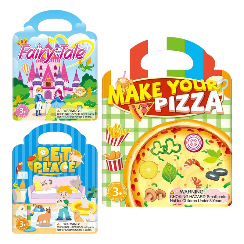 Reusable Sticker Book for Creative Scene Play