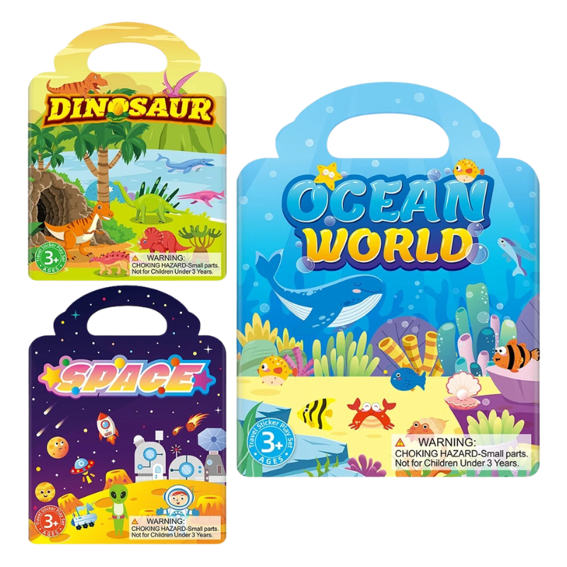 Reusable Sticker Book for Creative Scene Play