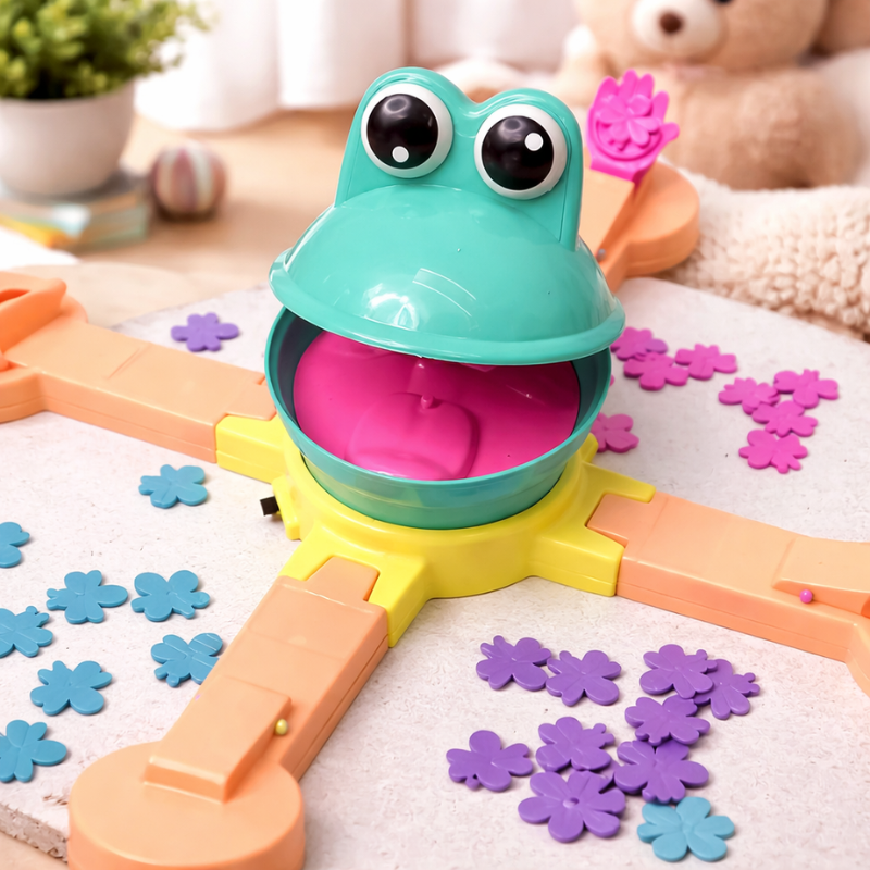 Frog and Turtle Bean-Eating Multiplayer Board Game - main product image