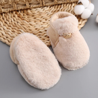 Warm Thick Baby Walking Shoes with Soft Sole