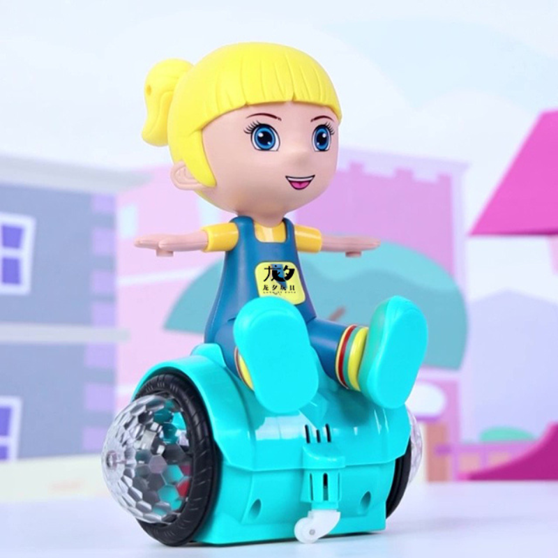 360° Rotating RC Stunt Car with Music for Girls - main product image