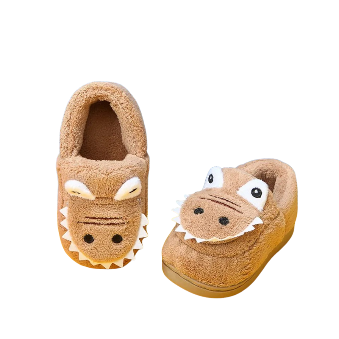 Cartoon Dinosaur Slippers for Cozy Comfort
