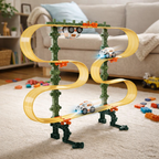 Electric DIY Magnetic Mini Car Roll Rail Set - main product image