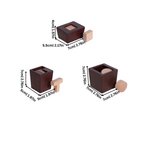 Wooden Logic Puzzle Game with Circle and Square Pieces