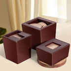 Wooden Logic Puzzle Game with Circle and Square Pieces