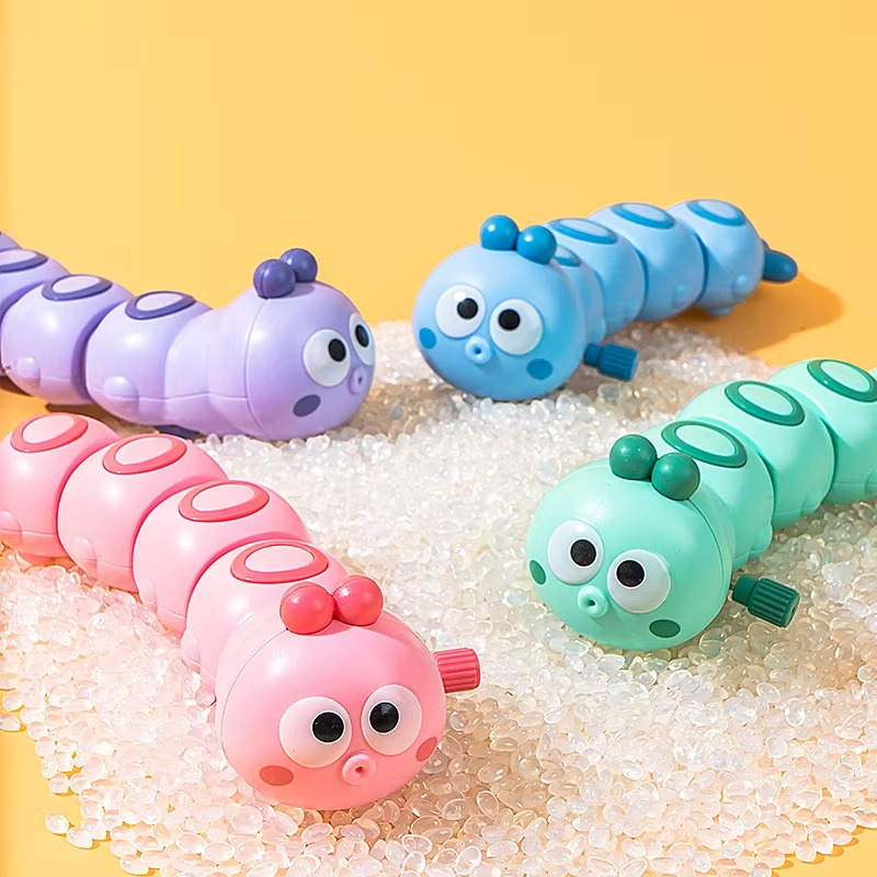 Cute Clockwork Caterpillar Toy for Crawling Fun