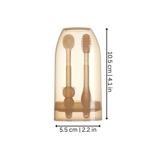Baby Silicone Tongue Cleaner and Toothbrush