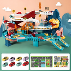 Multi-Level Dinosaur Race Track Adventure - main product image