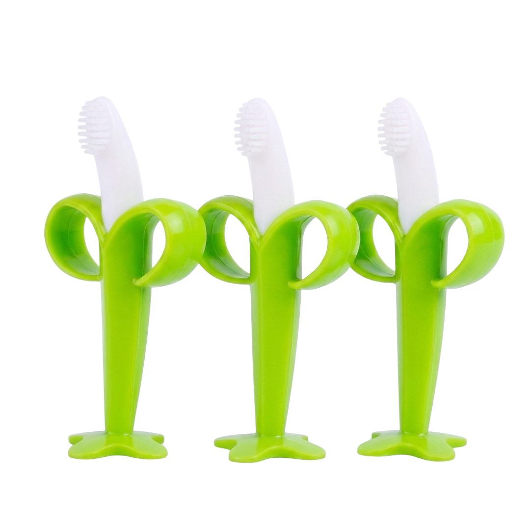 Silicone Baby Teether Toothbrush for Gentle Gum Care and Smiles