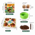 Wooden Hedgehog Game for Counting, Matching and Motor Skills