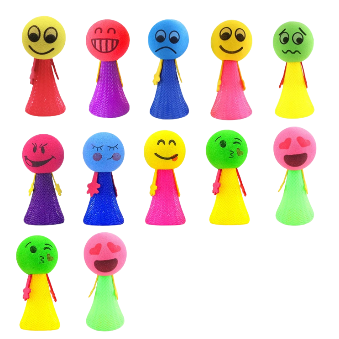 Funny Emoji Bouncing Toys For Party Bags And Kids Rewards