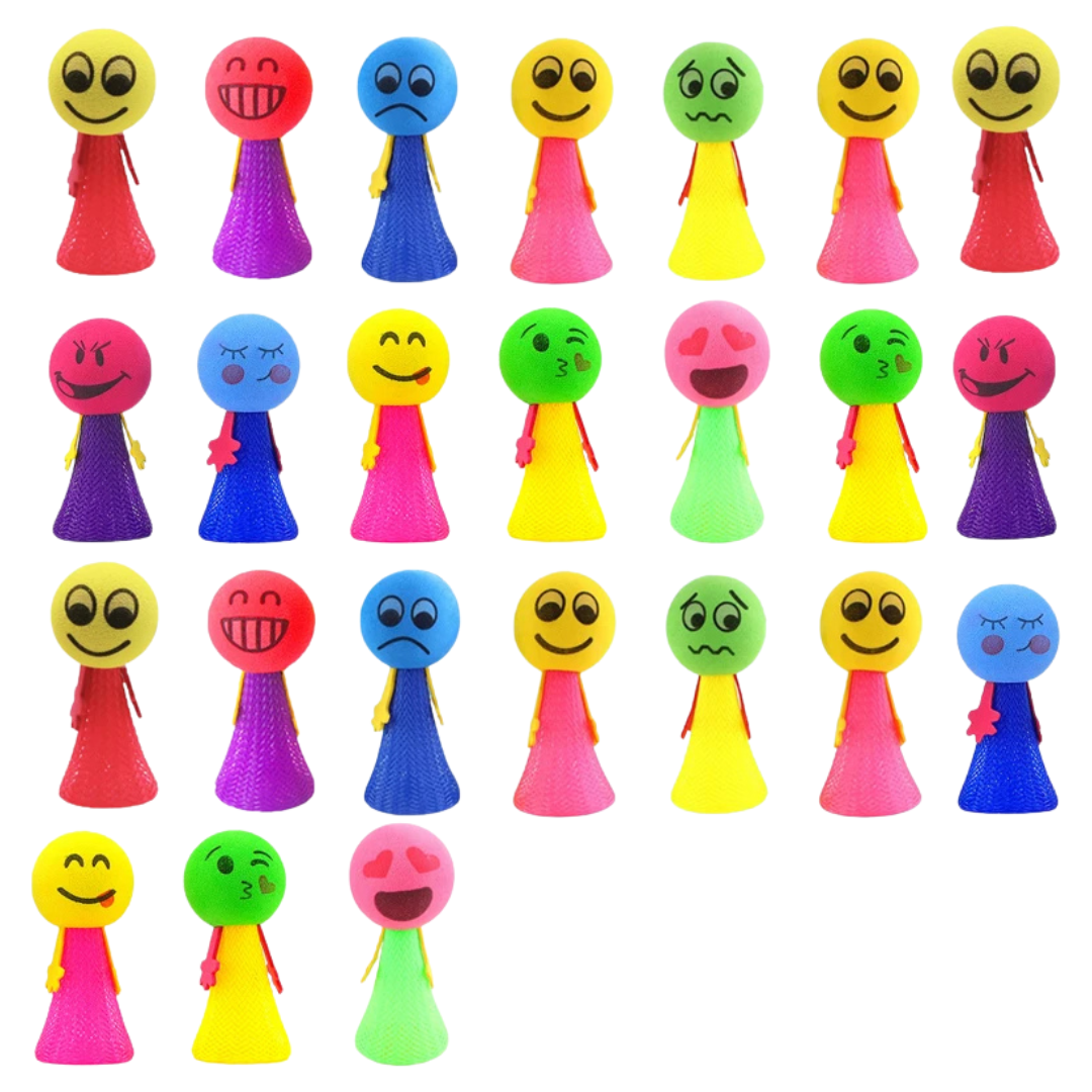 Funny Emoji Bouncing Toys For Party Bags And Kids Rewards