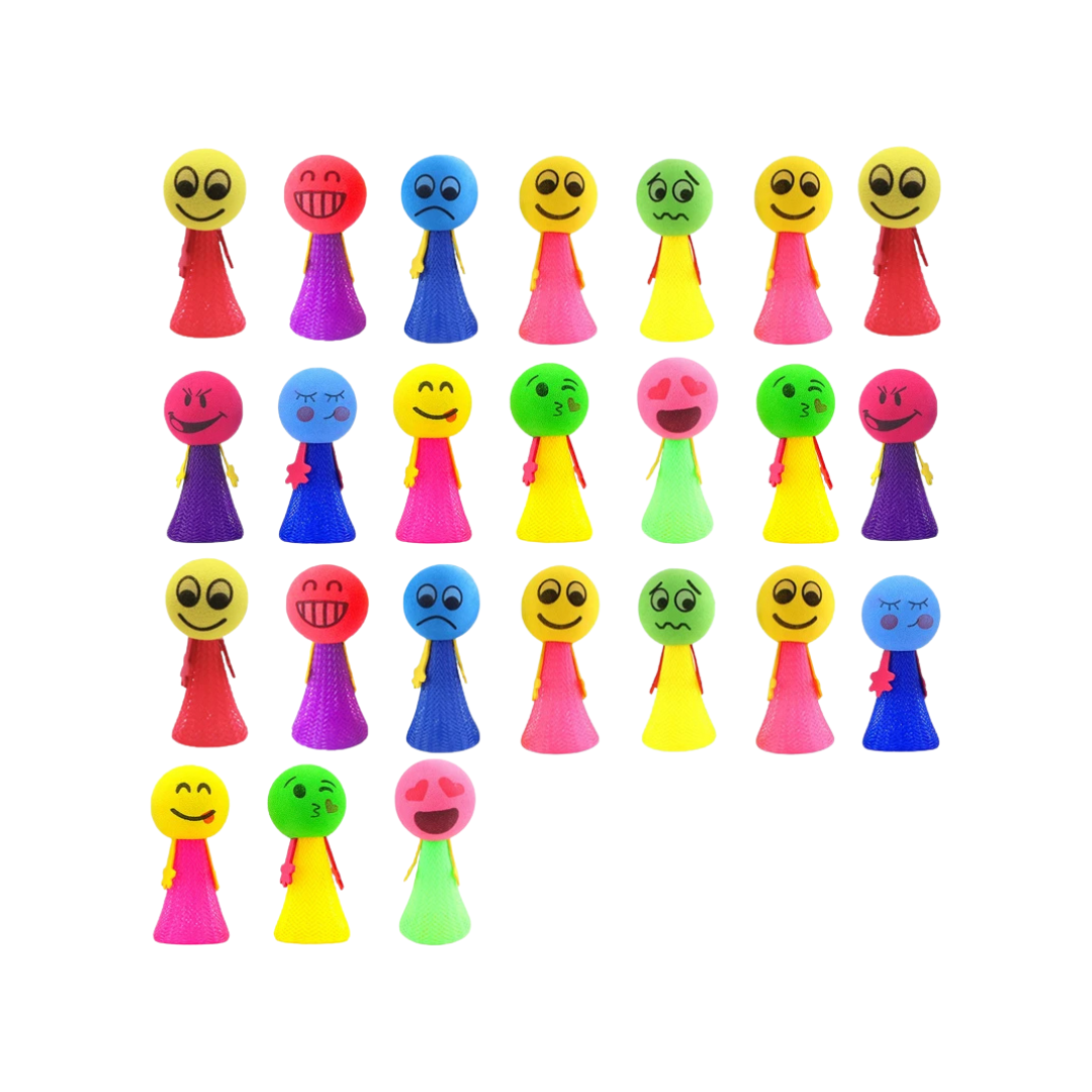 Funny Emoji Bouncing Toys For Party Bags And Kids Rewards