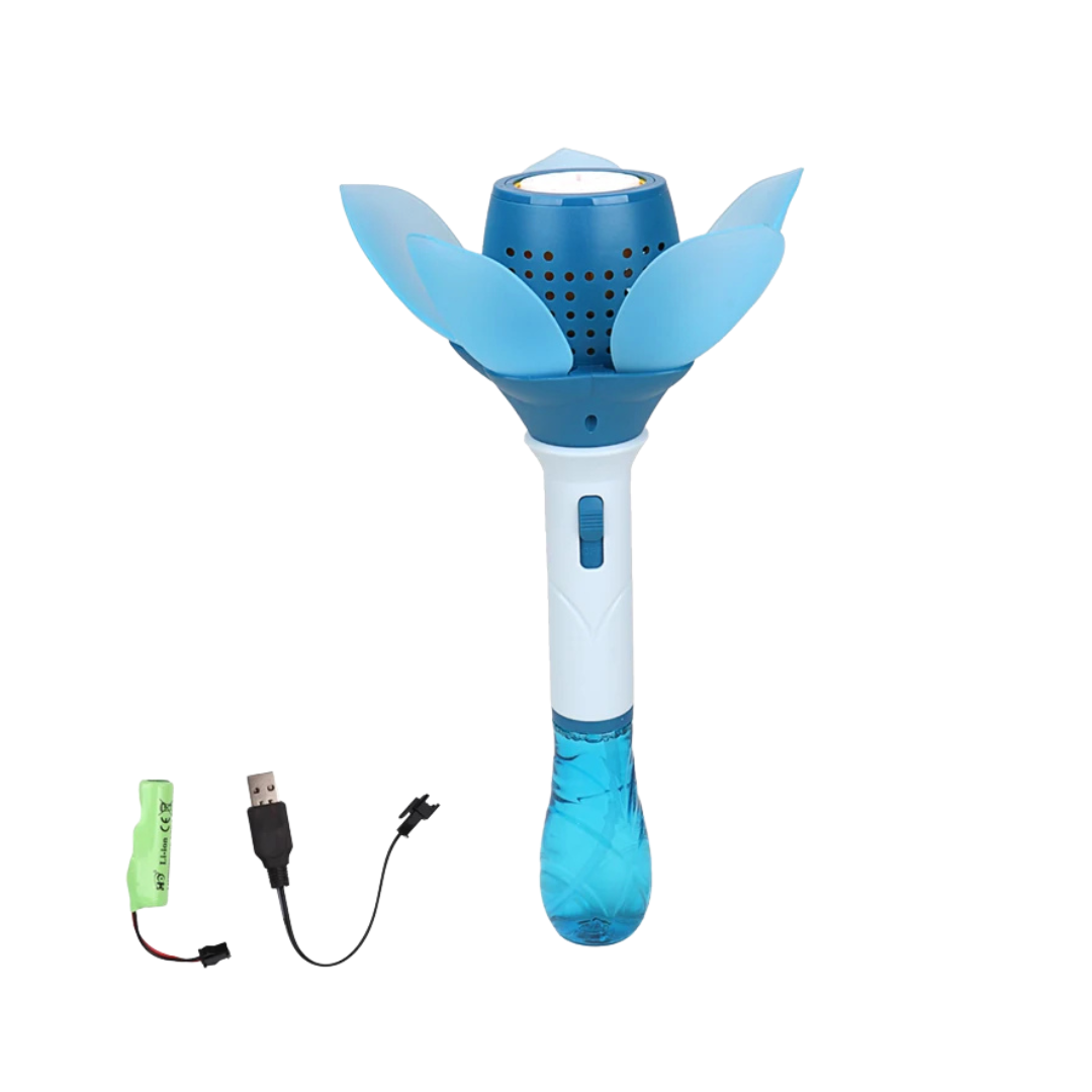 Light-Up Flower Bubble Wand - main product image