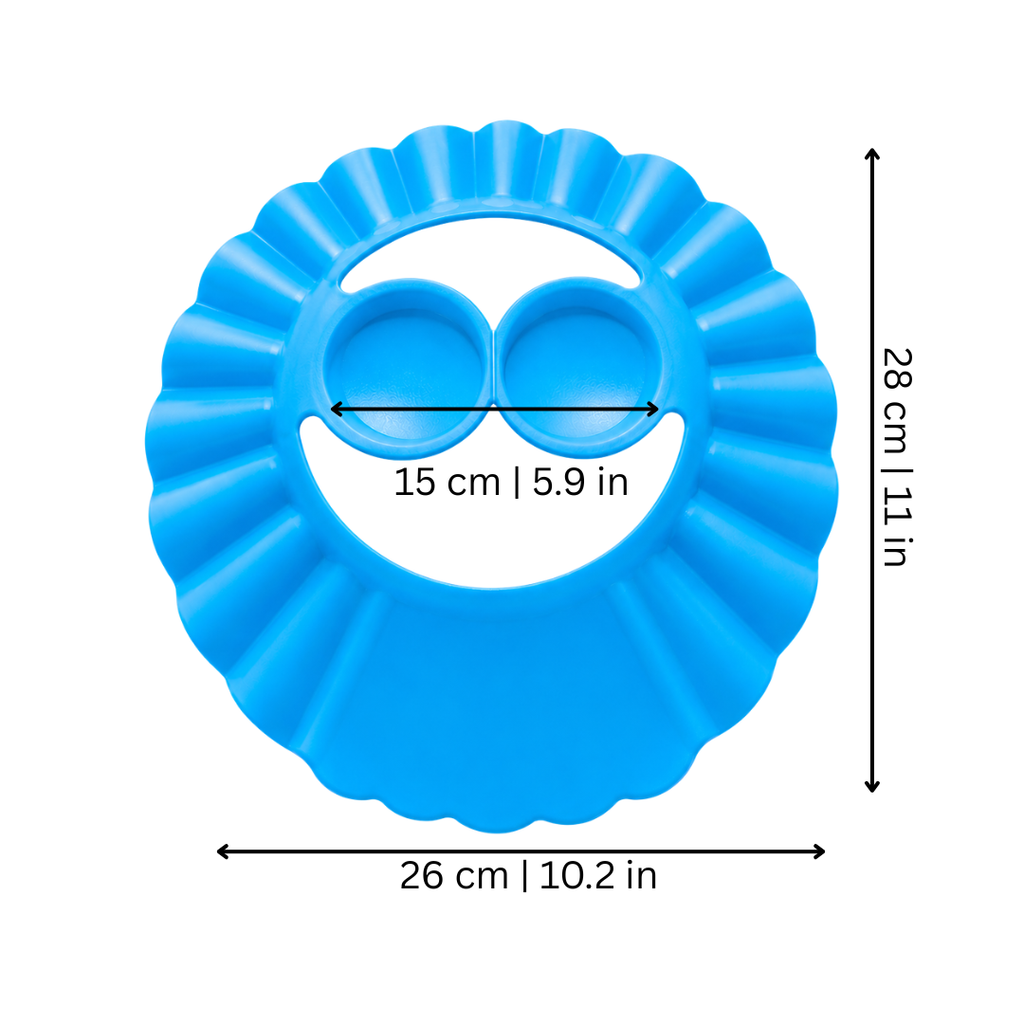 Waterproof Bath Cap for Easy Toddler Hair Rinsing