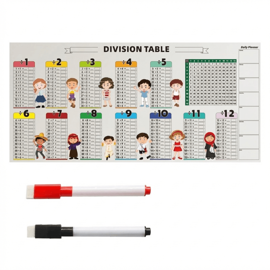 Multiplication Practice Board for Daily Math Practice - main product image