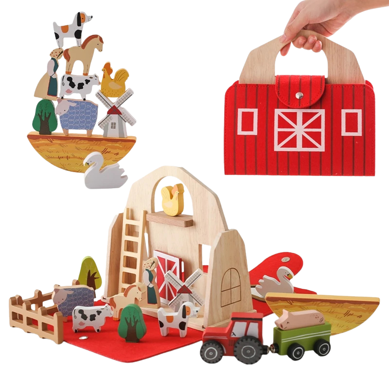 Wooden Farm Theme Blocks