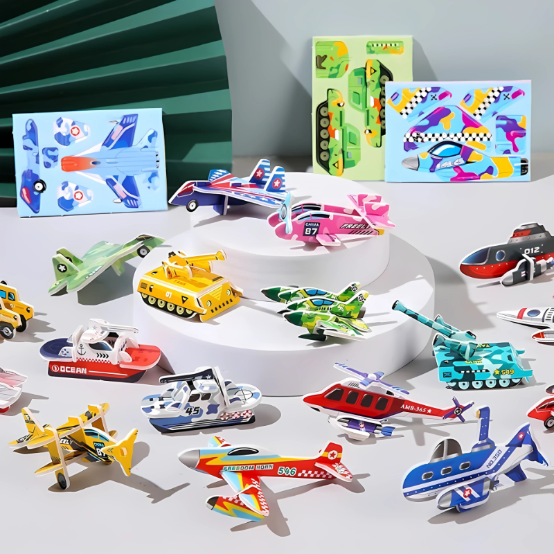 Cartoon Animal Puzzle Set