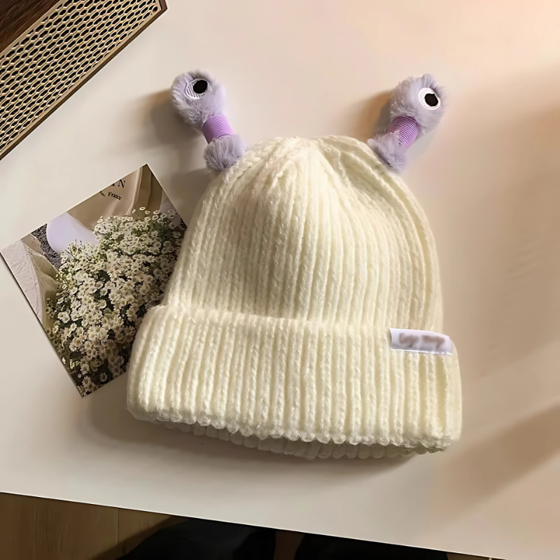 Magical Glowing Monster Knit Hat for Winter Fun