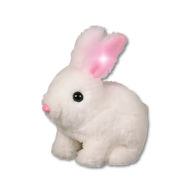 Interactive Bunny Toy with Glowing Ears