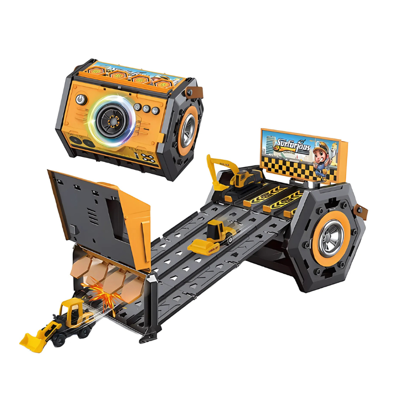 Portable Track Set with Lights and Music